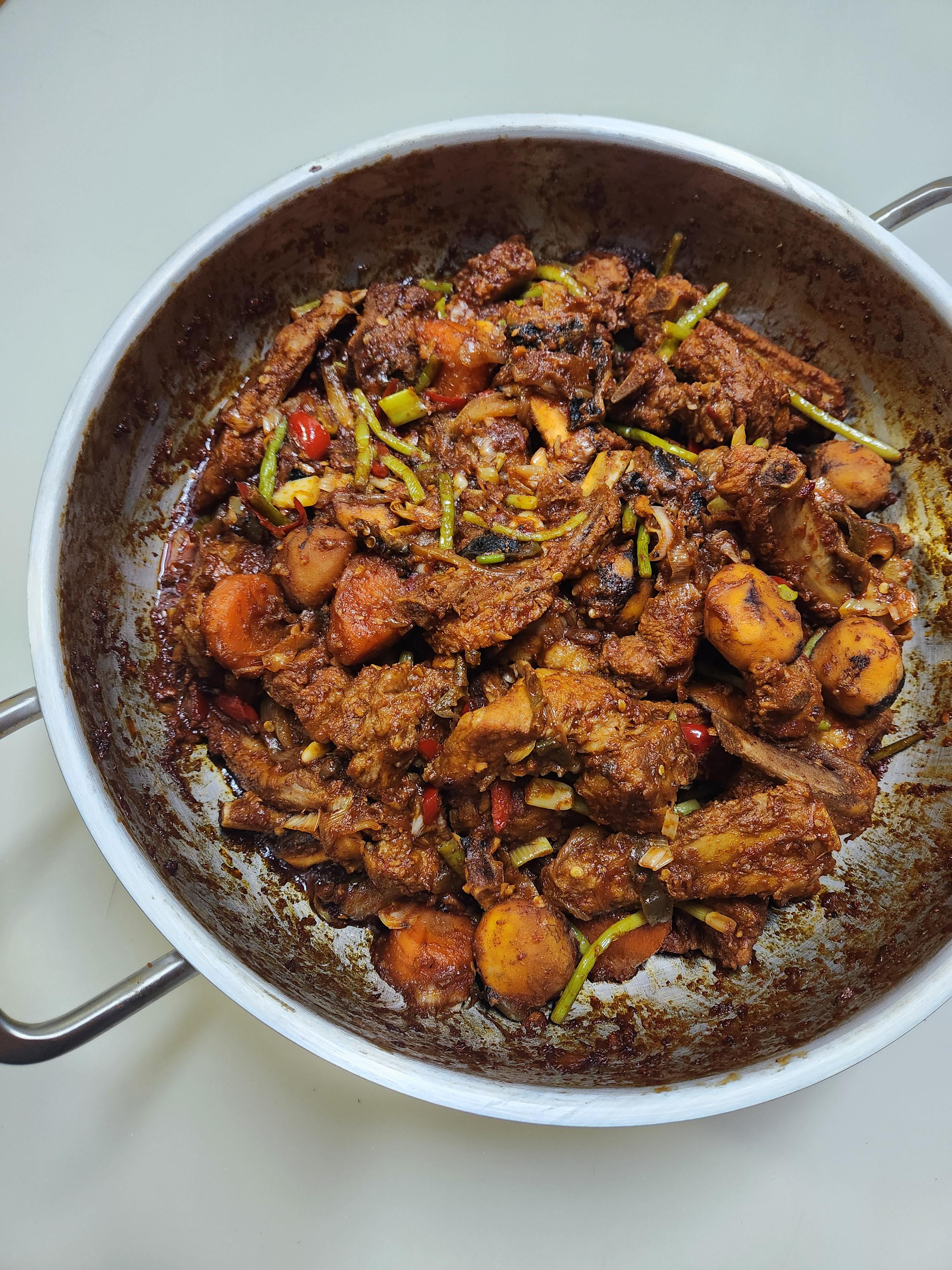 화순 재래토종 흑돼지 찜갈비 300g