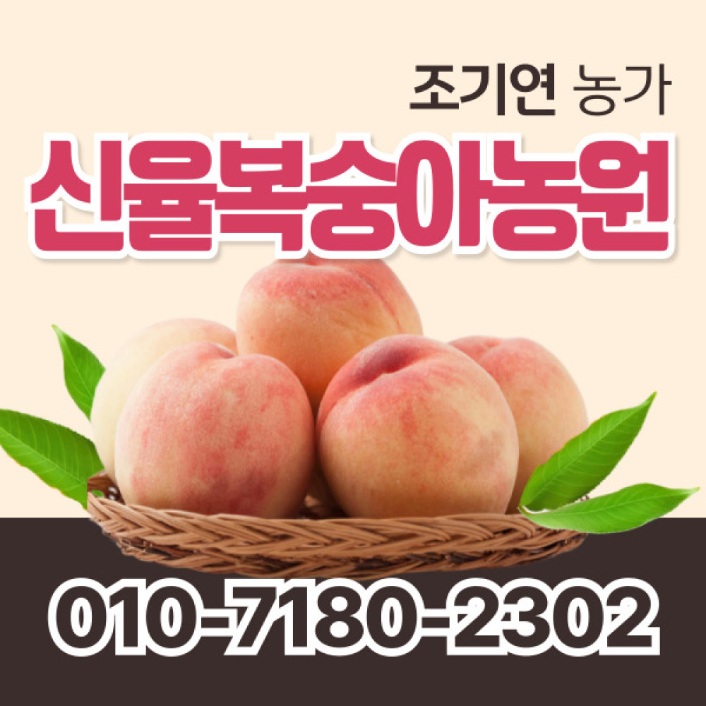 [사전예약특가] 복숭아(딱복/물복) 2kg/4kg