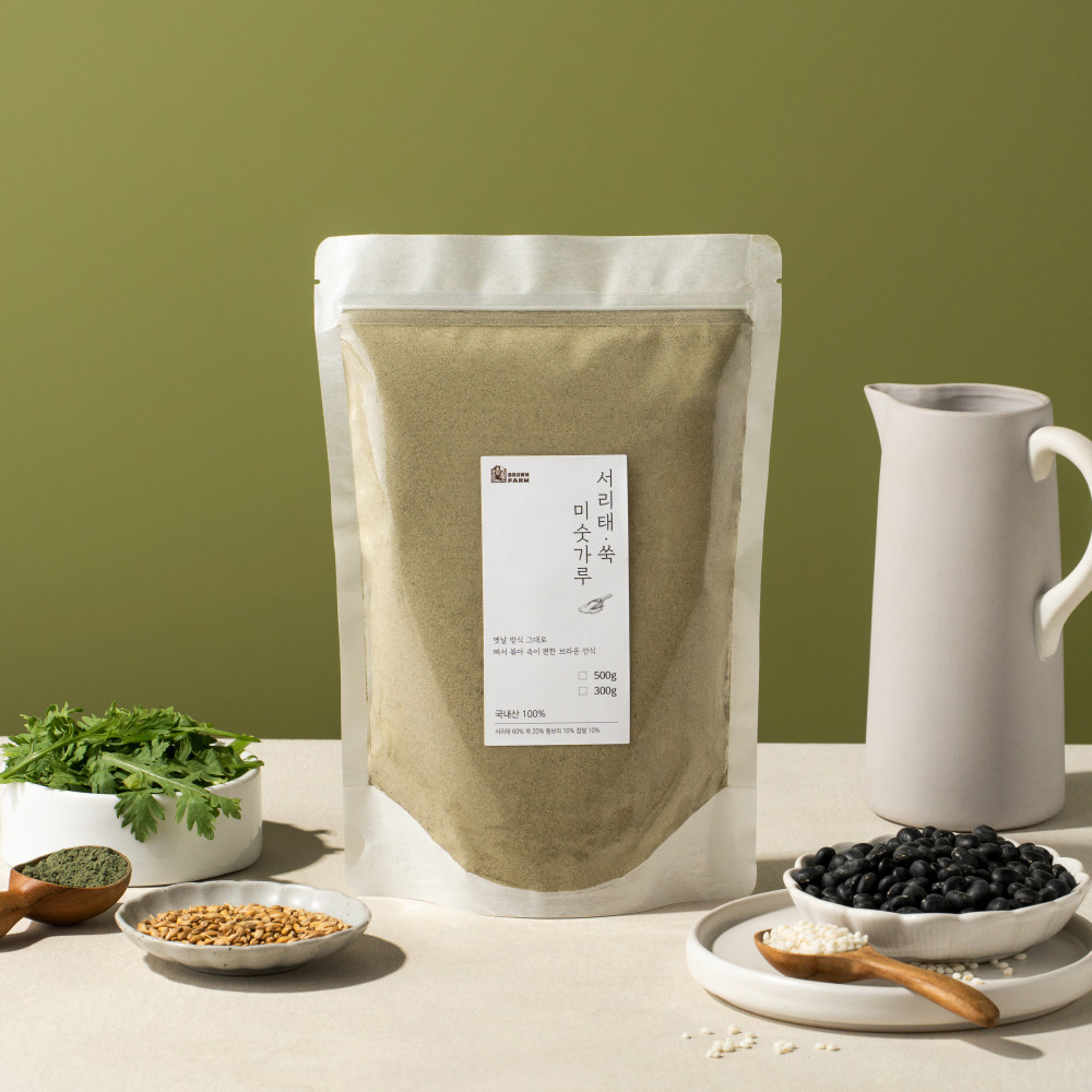 서리태 쑥 미숫가루(300g/500g)