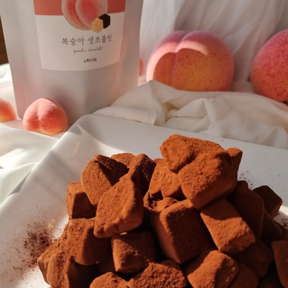복숭아 생초콜릿 80g
