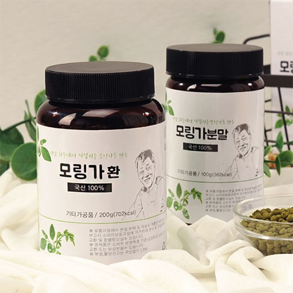 100% 무농약 모링가 환 200g /분말 100g