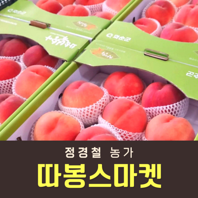 [사전예약특가] 복숭아(딱복/물복) 2kg/4kg